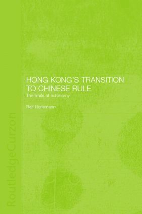 bokomslag Hong Kong's Transition to Chinese Rule