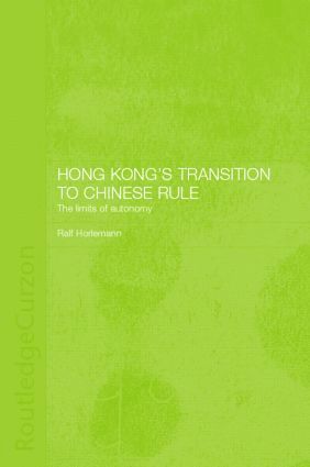 bokomslag Hong Kong's Transition to Chinese Rule