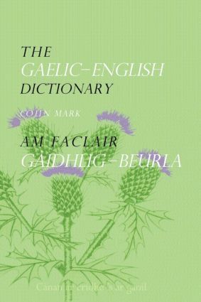 Gaelic-English Dictionary 1