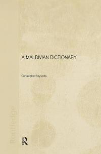 bokomslag A Maldivian Dictionary
