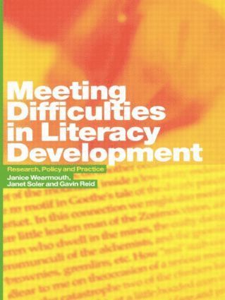 Meeting Difficulties in Literacy Development 1