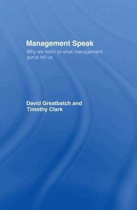 David Greatbatch, Timothy Clark - Management Speak, Inbunden