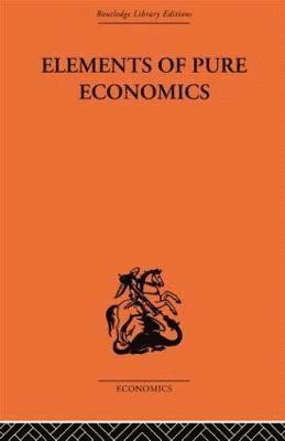 bokomslag Elements of Pure Economics