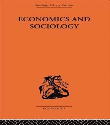 bokomslag Economics and Sociology