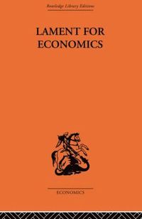 bokomslag Lament for Economics