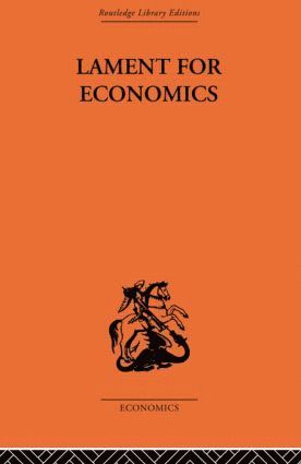 bokomslag Lament for Economics