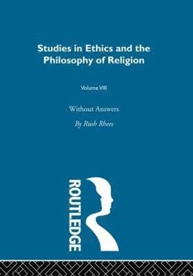 Rush Rhees - Without Answers Vol 8, Inbunden