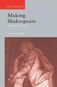 bokomslag Making Shakespeare