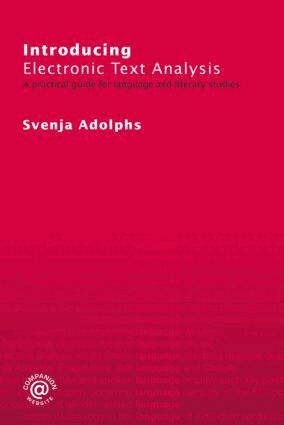 Svenja Adolphs - Introducing Electronic Text Analysis, Häftad