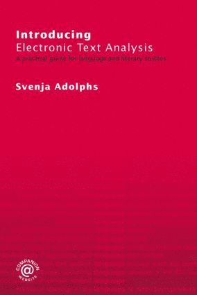 Introducing Electronic Text Analysis 1