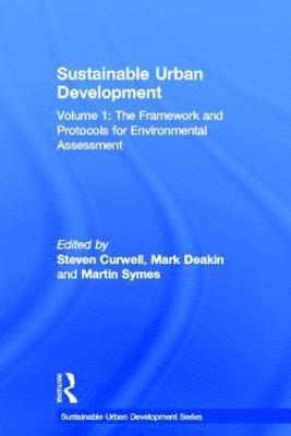 Sustainable Urban Development Volume 1 1