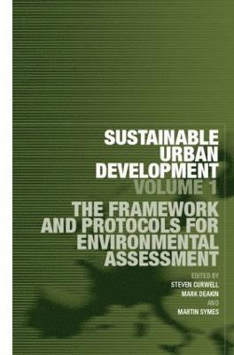 Sustainable Urban Development Volume 1 1