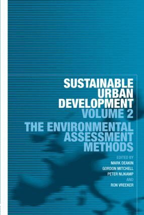 Mark Deakin, Gordon Mitchell, Peter Nijkamp, Ron Vreeker - Sustainable Urban Development Volume 2, Häftad