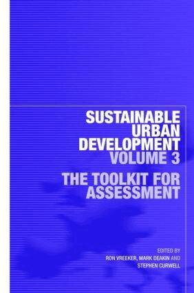 Ron Vreeker, Mark Deakin, Stephen Curwell - Sustainable Urban Development Volume 3, Häftad