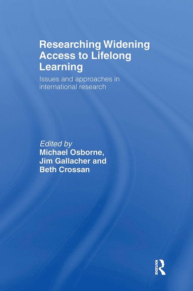 bokomslag Researching Widening Access to Lifelong Learning