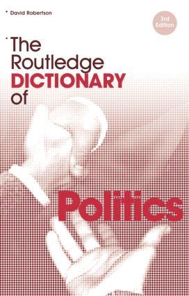 David Robertson - Routledge Dictionary of Politics, Häftad