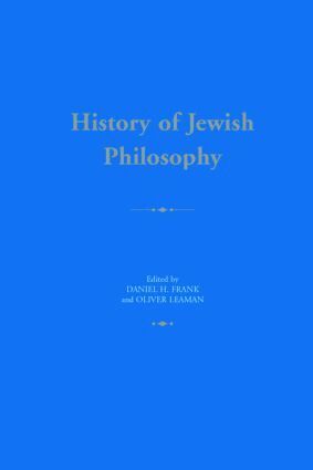 Daniel Frank, Oliver Leaman - History of Jewish Philosophy, Häftad