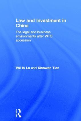 bokomslag Law and Investment in China