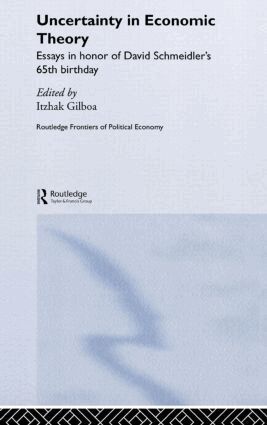 Itzhak Gilboa - Uncertainty in Economic Theory, Inbunden