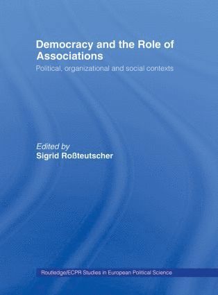 bokomslag Democracy and the Role of Associations