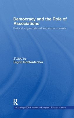 Democracy and the Role of Associations 1