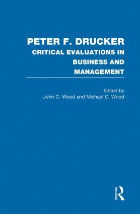 Michael C. Wood, John C. Wood - Peter F. Drucker, Inbunden