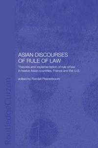 bokomslag Asian Discourses of Rule of Law