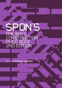 bokomslag Spon's Railways Construction Price Book