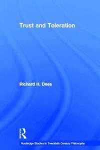 bokomslag Trust and Toleration