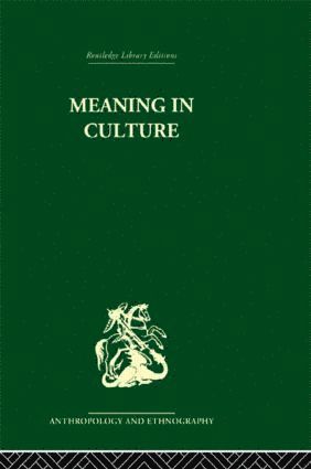 bokomslag Meaning in Culture