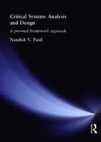 bokomslag Critical Systems Analysis and Design