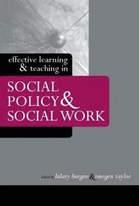 bokomslag Effective Learning and Teaching in Social Policy and Social Work