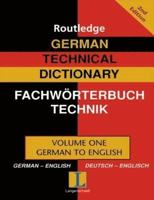 German Technical Dictionary (Volume 1) 1