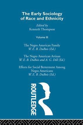 Kenneth Thompson - Early Sociology of Race & Ethnicity Vol 3, Inbunden