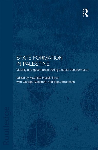 bokomslag State Formation in Palestine
