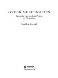 bokomslag Greek Mercenaries