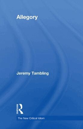 Jeremy Tambling - Allegory, Inbunden