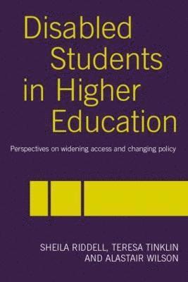 Disabled Students in Higher Education 1