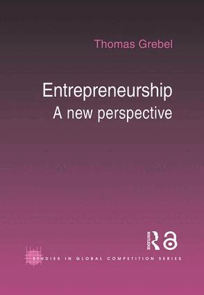 Thomas Grebel - Entrepreneurship, Inbunden