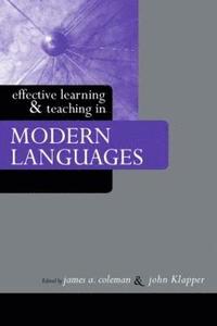 bokomslag Effective Learning and Teaching in Modern Languages