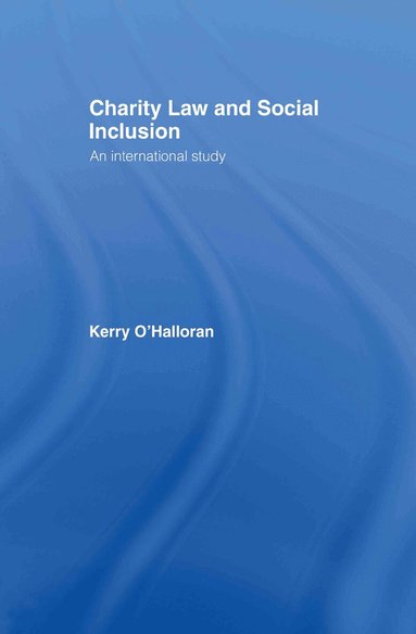 Kerry O'Halloran - Charity Law and Social Inclusion, Inbunden
