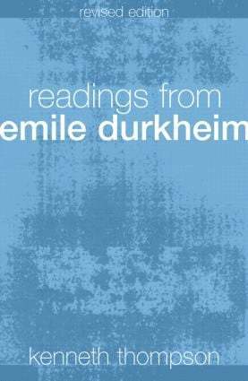 Readings from Emile Durkheim
