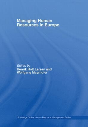 bokomslag Managing Human Resources in Europe