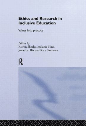 Ethics and Research in Inclusive Education 1