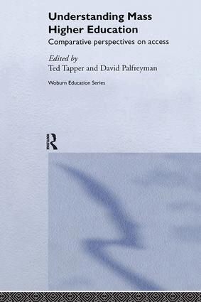 David Palfreyman, Ted Tapper - Understanding Mass Higher Education, Inbunden
