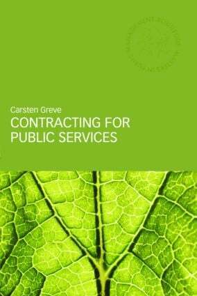 Carsten Greve - Contracting for Public Services, Häftad