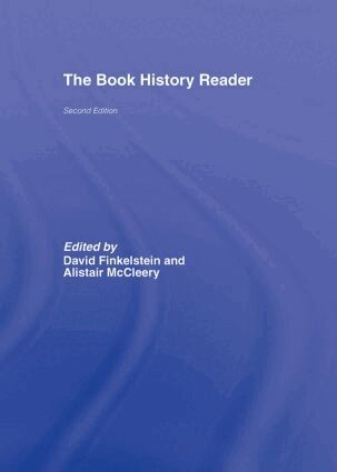 David Finkelstein, Alistair McCleery - Book History Reader, Inbunden
