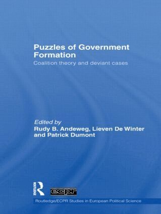 Rudy W. Andeweg, Lieven De Winter, Patrick Dumont - Puzzles of Government Formation, Inbunden