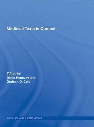 bokomslag Medieval Texts in Context