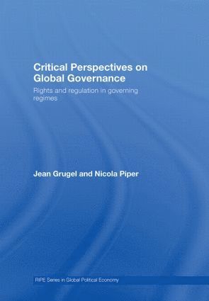 bokomslag Critical Perspectives on Global Governance